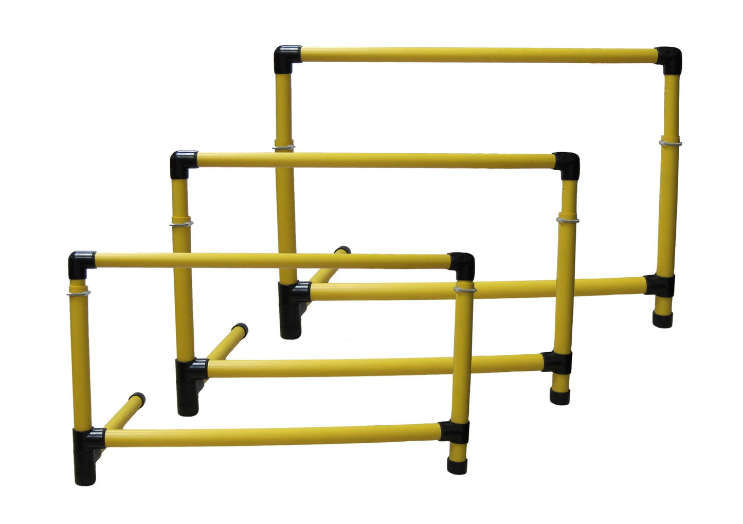 Sportime Adjust-A-Hurdles 21–36 Inch Training Hurdles, Set of 3