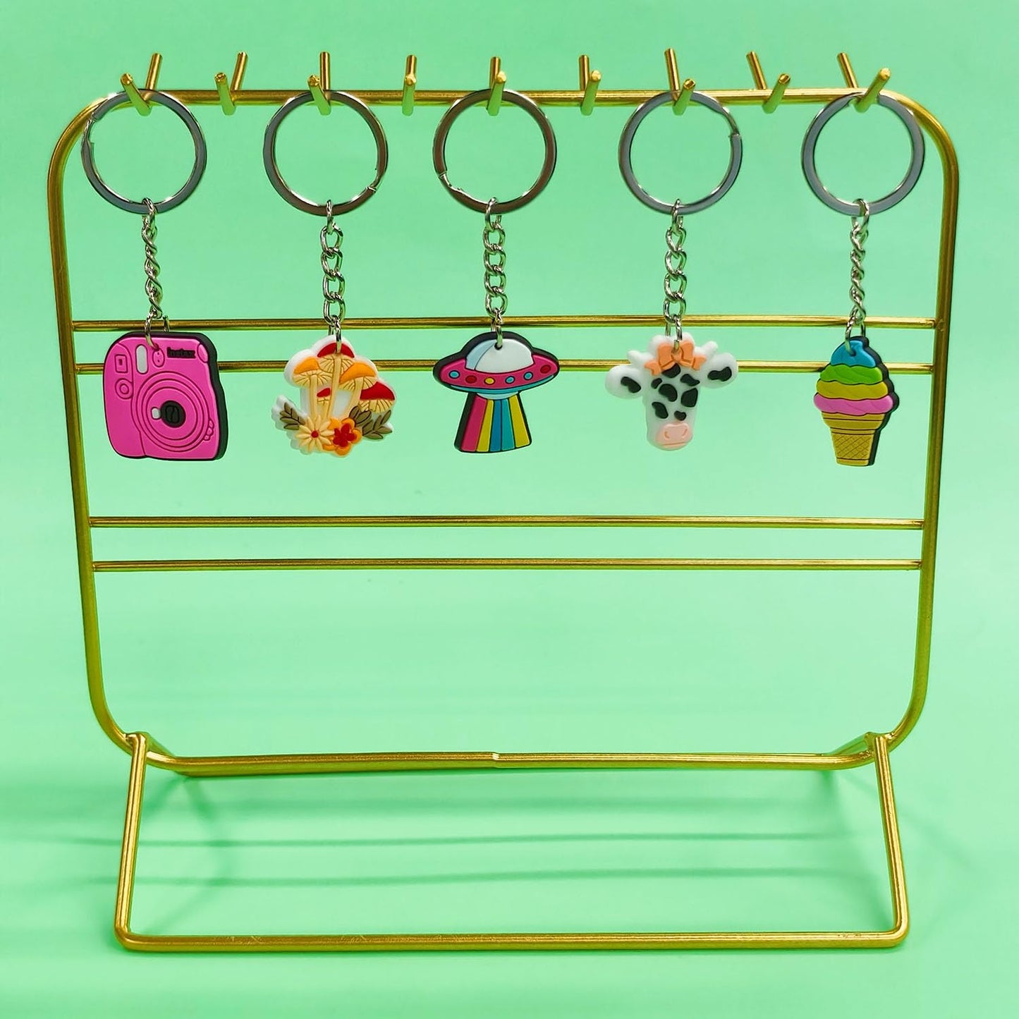 Gibleitz 1000-Piece Mixed Keychain Set – Classroom Prizes & Rewards