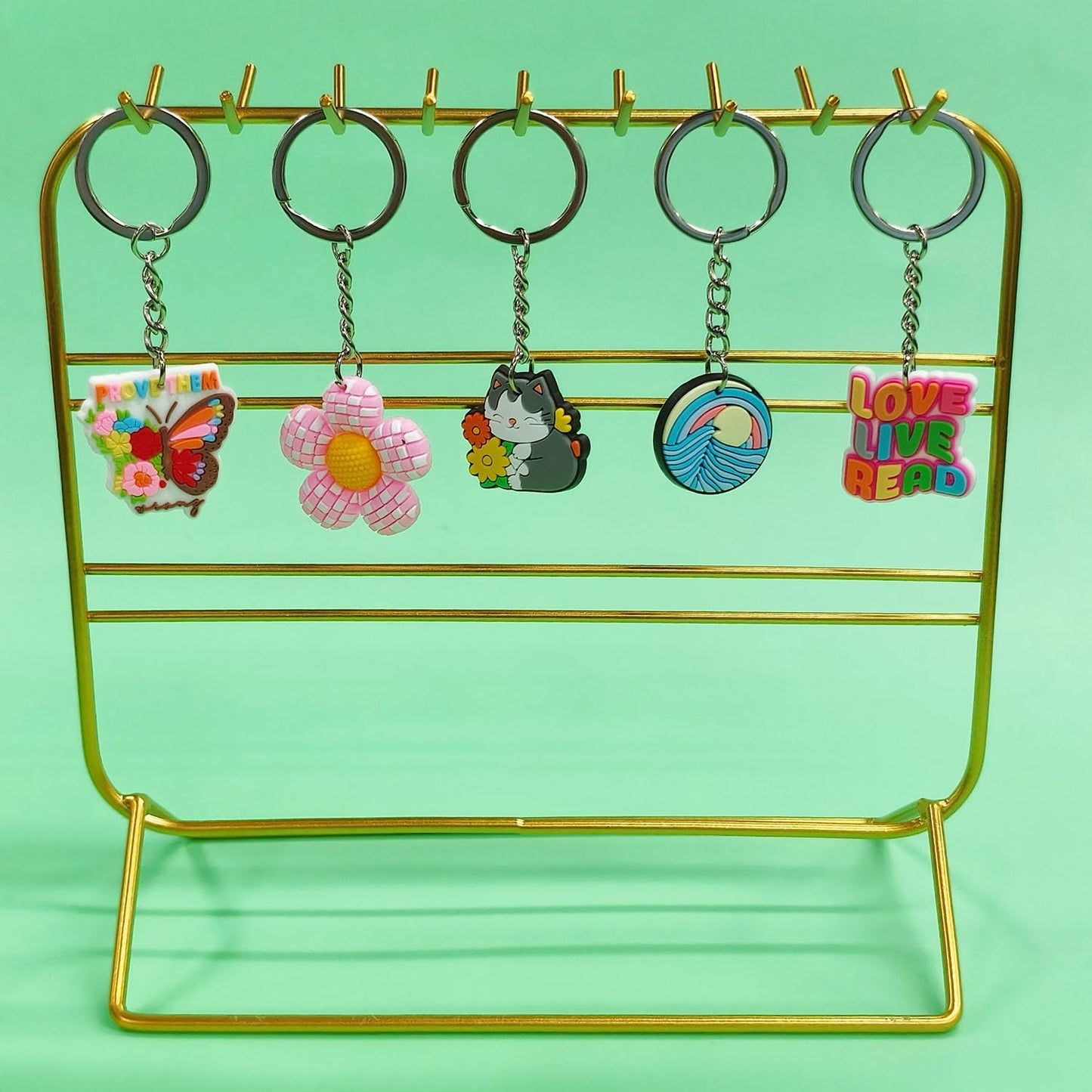 Gibleitz 1000-Piece Mixed Keychain Set – Classroom Prizes & Rewards