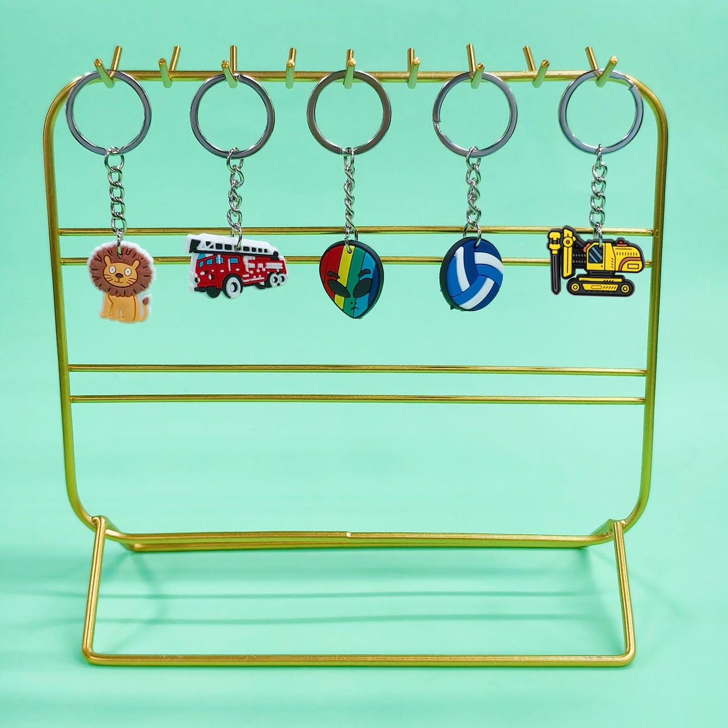 Gibleitz 1000-Piece Mixed Keychain Set – Classroom Prizes & Rewards