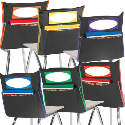 Really Good Stuff Chair Pockets Classroom Organizer 12-Pack