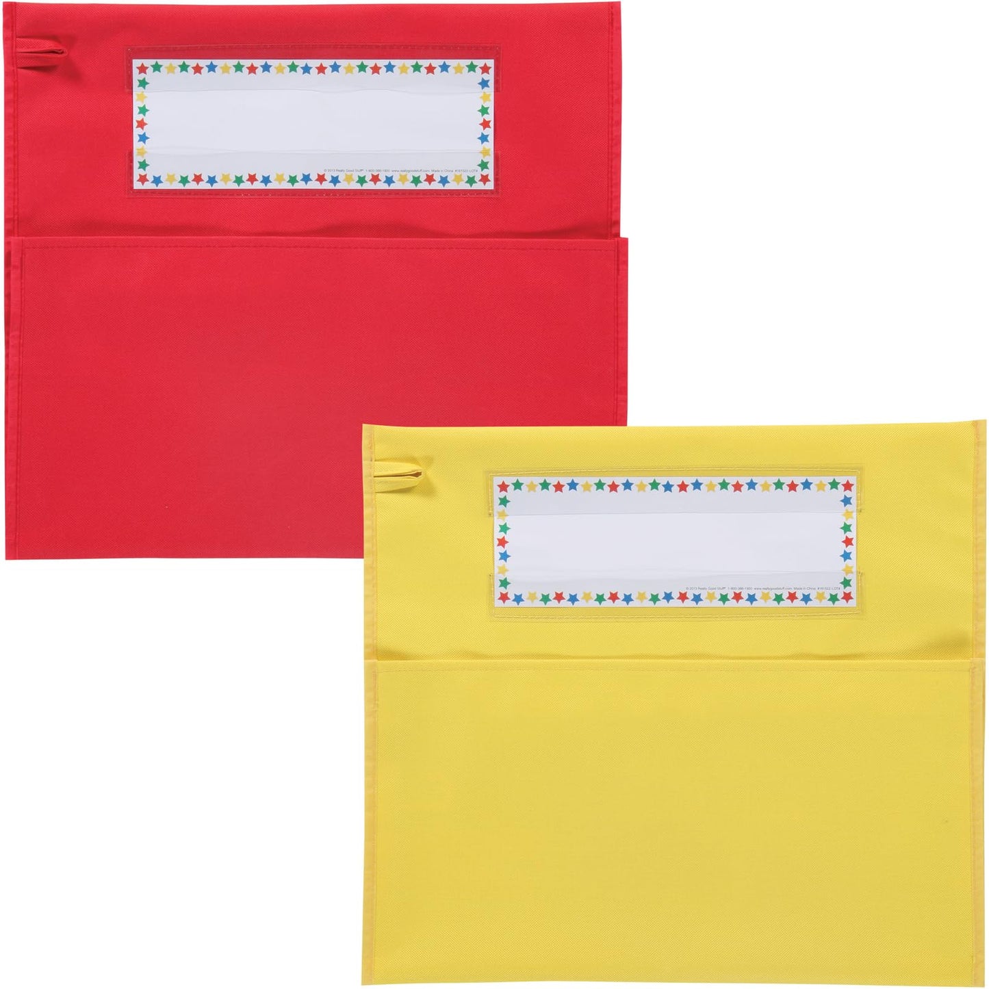 Really Good Stuff Chair Pockets Classroom Organizer, Set of 24