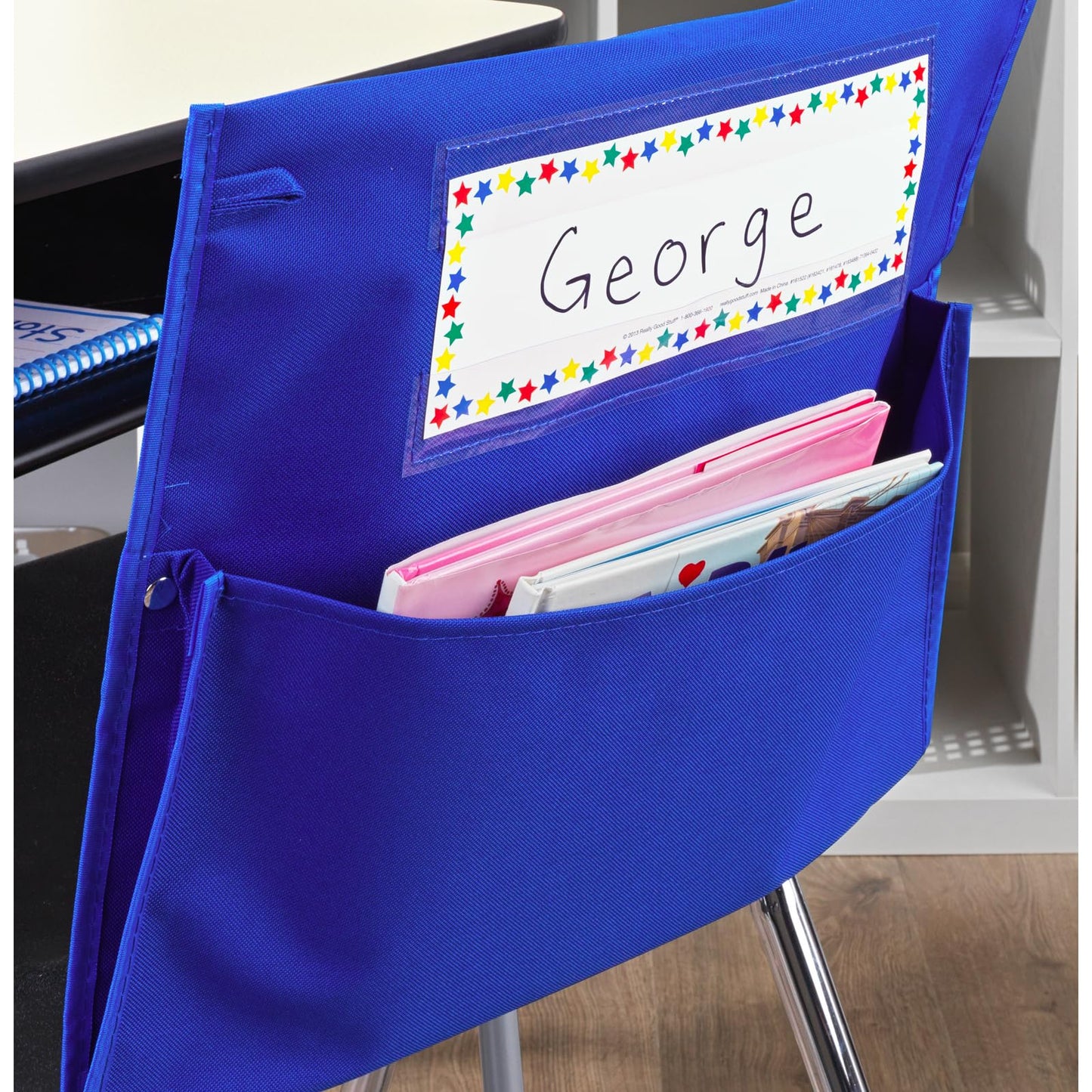 Really Good Stuff Chair Pockets Classroom Organizer, Set of 24