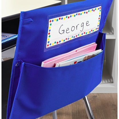 Really Good Stuff Chair Pockets Classroom Organizer, Set of 24