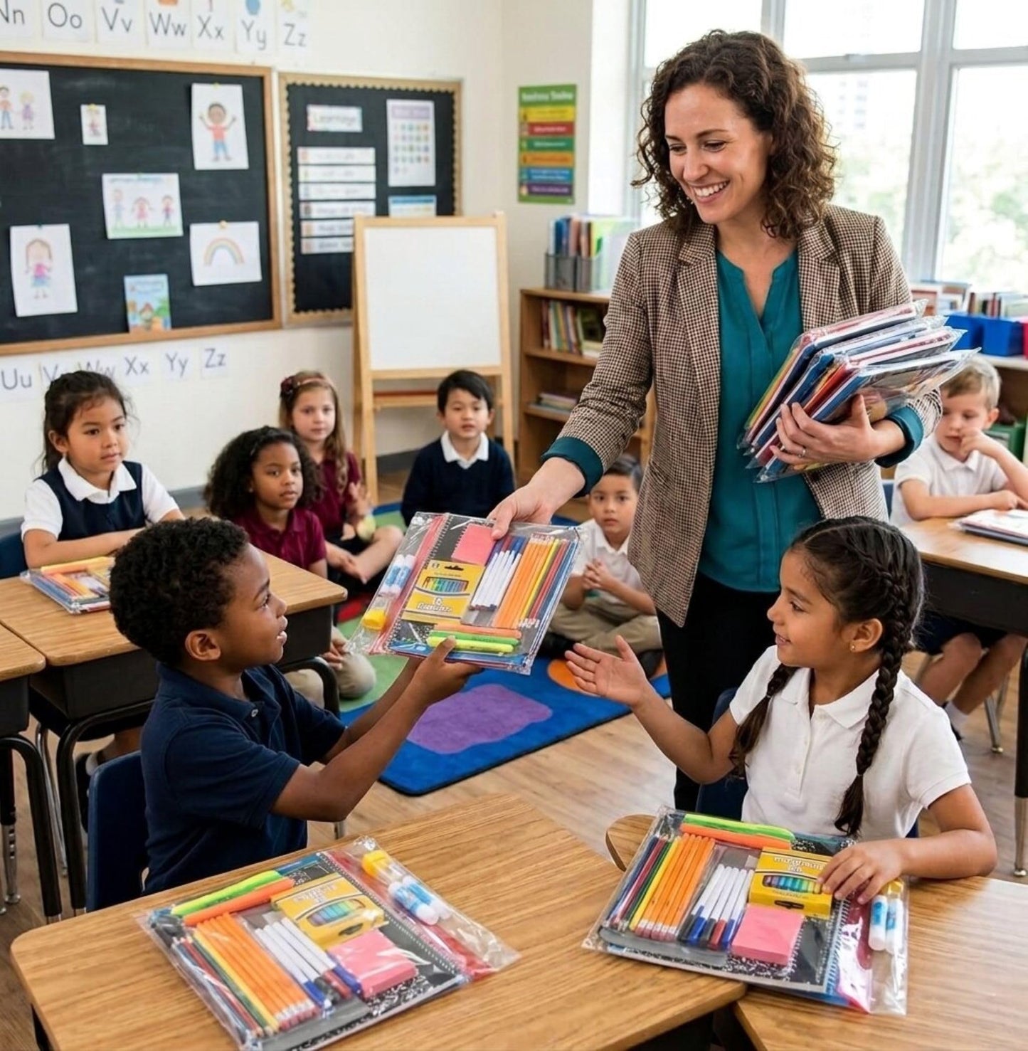 Trailmaker 960-Pack Bulk 20-Piece School Supply Kits for Classrooms