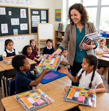 Trailmaker 960-Pack Bulk 20-Piece School Supply Kits for Classrooms