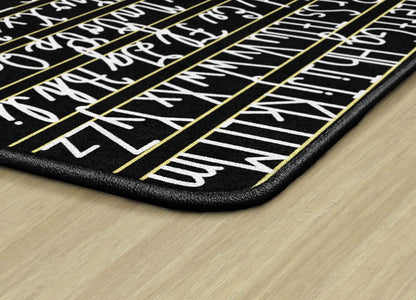 Flagship Carpets ABC Handwriting Learning Rug for Classrooms, 4'x6'