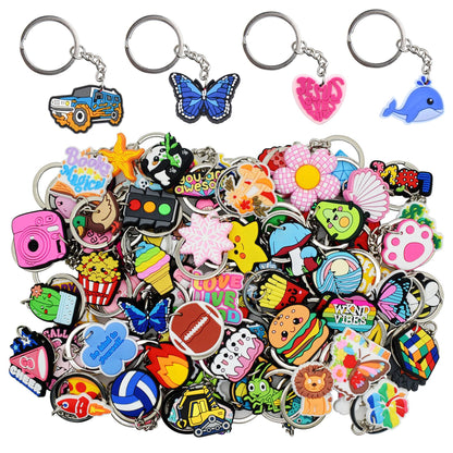 Gibleitz 1000-Piece Mixed Keychain Set – Classroom Prizes & Rewards