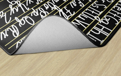 Flagship Carpets ABC Handwriting Learning Rug for Classrooms, 4'x6'