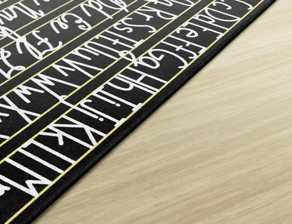 Flagship Carpets ABC Handwriting Learning Rug for Classrooms, 4'x6'