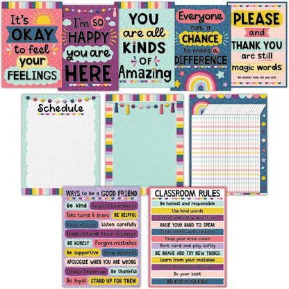 Oh Happy Day Classroom Environment Set – Teacher Created