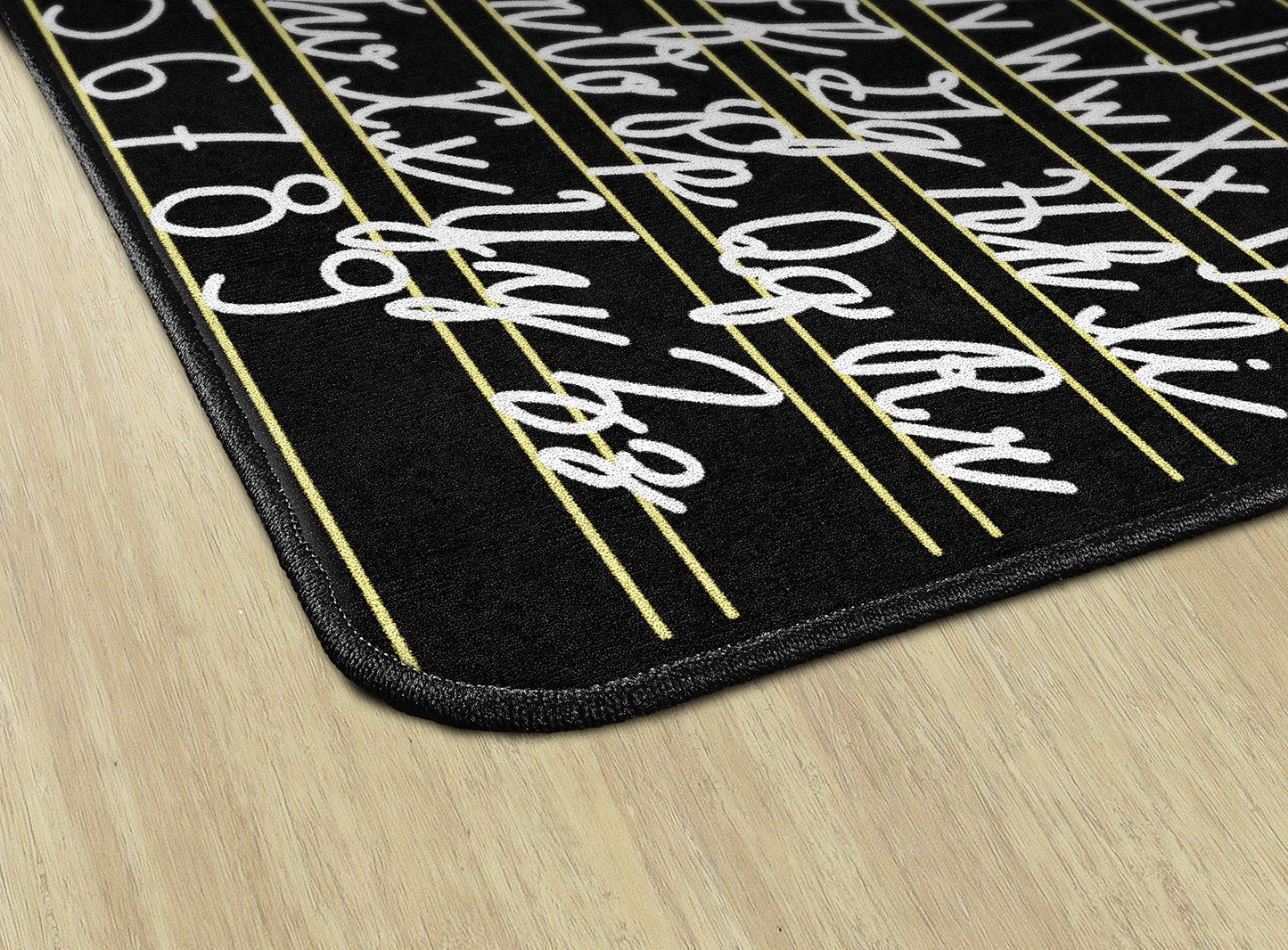 Flagship Carpets ABC Handwriting Learning Rug for Classrooms, 4'x6'