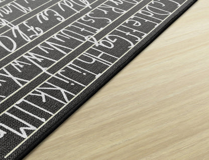 Flagship Carpets ABC Handwriting Learning Rug for Classrooms, 4'x6'