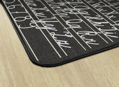 Flagship Carpets ABC Handwriting Learning Rug for Classrooms, 4'x6'